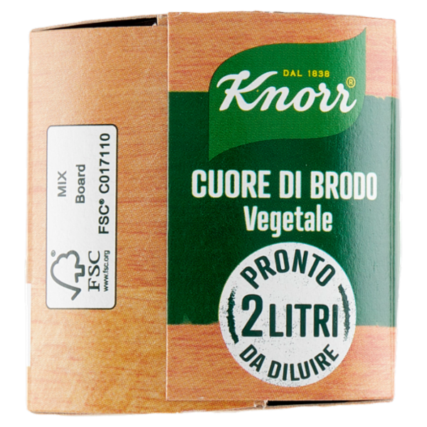 Knorr Cuore di Brodo Vegetale 4 x 28 g