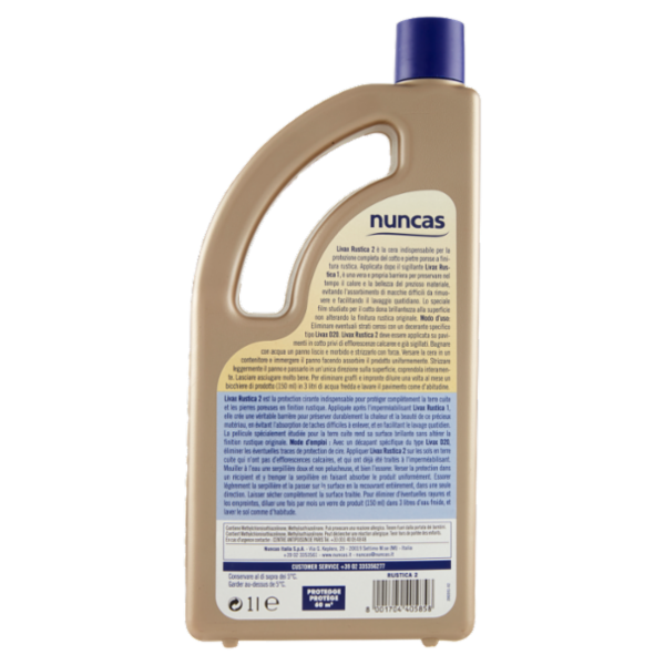 nuncas Livax Rustica 2 Cera protettiva ravvivante 1 l