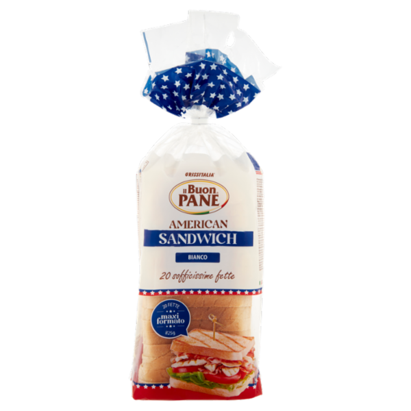 il Buon Pane American Sandwich Bianco 20 fette 825 g