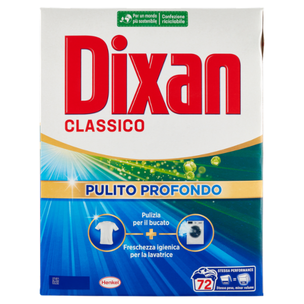 DIXAN Polvere Classico 72 lavaggi 3,960 kg