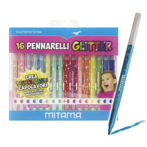 16 PENNARELLI GLITTER MITAMA