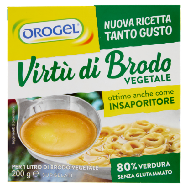 Orogel Virtù di Brodo Vegetale Surgelati 200 g