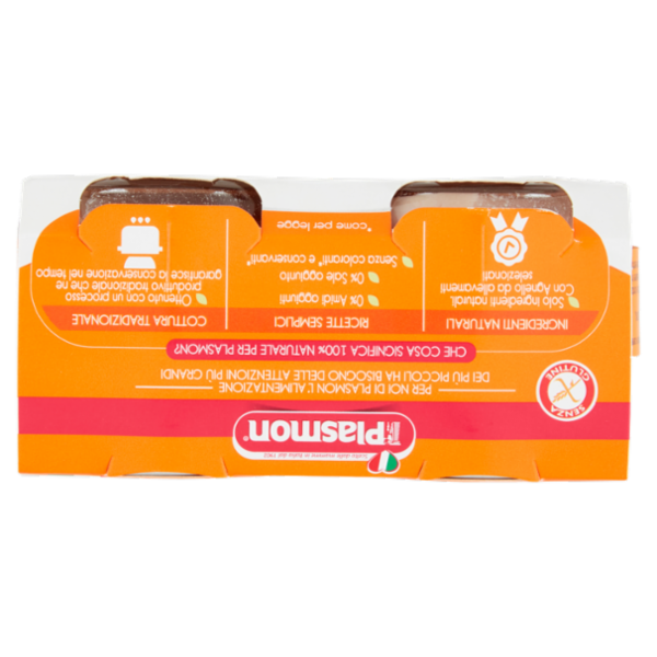 Plasmon Agnello Omogeneizzato con Agnello e Cereale 4 x 80 g