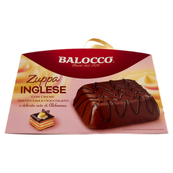 Balocco Zuppa Inglese con Creme Pasticcera e Cioccolato 650 g