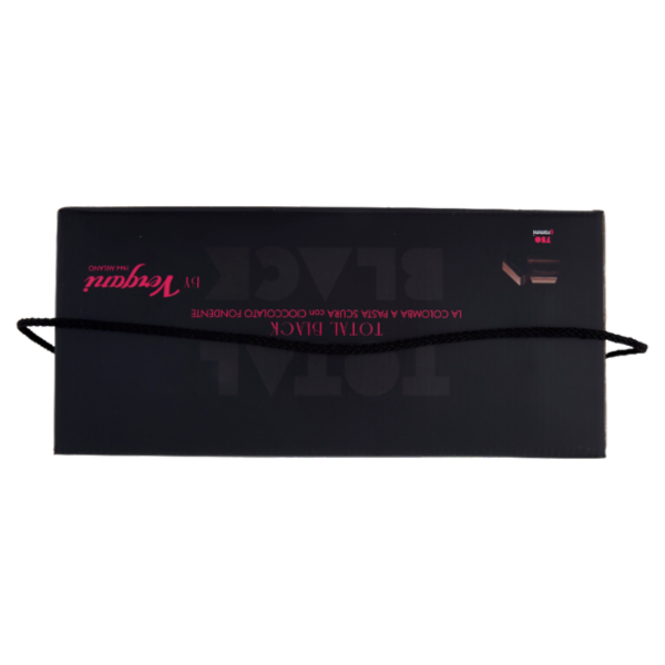 Vergani Total Black la Colomba a Pasta Scura con Cioccolato Fondente 750 grammi