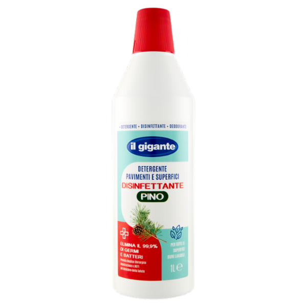 IL GIGANTE Detergente Pavimenti e Superfici Disinfettante Pino 1 L