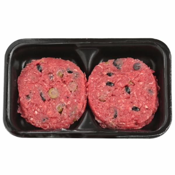 HAMBURGER : HAMBURGHIOTTO DI BOVINO ADULTO CON OLIVE G240
