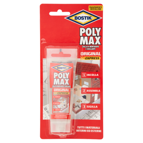 Bostik Poly Max Colla di Montaggio e Sigillante Original Express 75 g