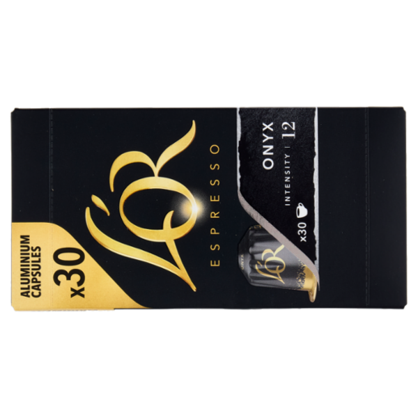 L'OR Onyx 12- 30 Capsule Caffè Compatibili con Macchine Nespresso*® Original 156g
