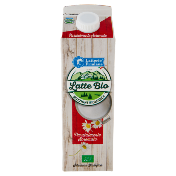 Latterie Friulane Latte Bio Parzialmente Scremato 1000 ml