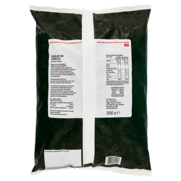 Sù Fagiolini Fini Surgelati 2,5 kg