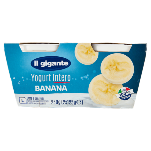 IL GIGANTE Yogurt Intero Banana 2 x 125 g