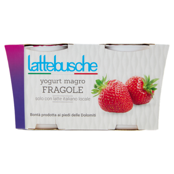 lattebusche yogurt magro Fragole 2 x 125 g