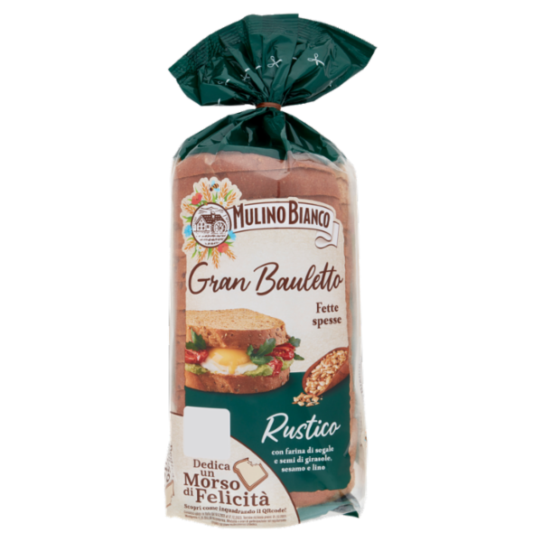 Mulino Bianco Gran Bauletto Pane Rustico 500g