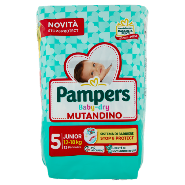 Pampers Baby-dry Mutandino Junior 13 pz