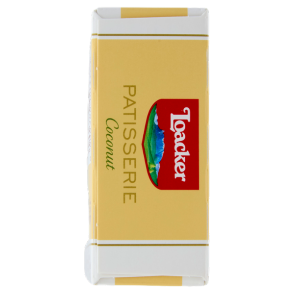 Loacker Patisserie Coconut Wafer con crema al Cocco ricoperti di Cioccolato Latte Wafers 100g