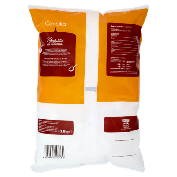 Consilia Patate Prefritte Surgelate 2,5 kg