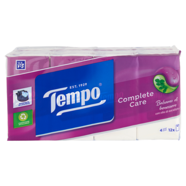 Tempo Complete Care Fazzoletti 4 veli 12 pz