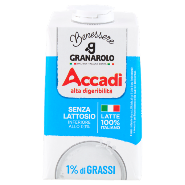 Granarolo Benessere Accadì Senza Lattosio 1% di Grassi 500 ml