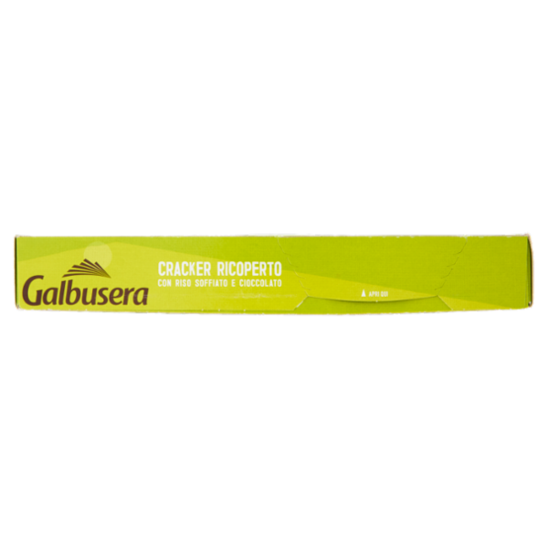 Galbusera Cracker Ricoperto con Riso Soffiato e Cioccolato 5 x 30 g