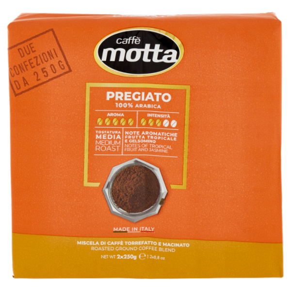 caffè motta Pregiato 100% Arabica 2 x 250 g