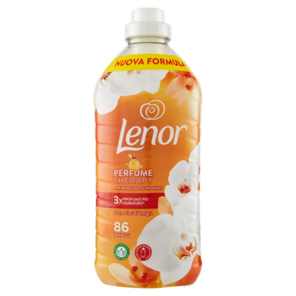 Lenor Ammorbidente Lavatrice Concentrato, Oro e Fiori di Vaniglia, 86 Lavaggi 1806 ml