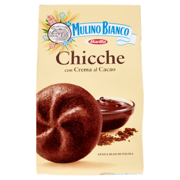 Mulino Bianco Chicche Biscotti con Crema al Cacao 200g