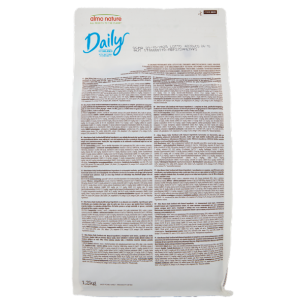 almo nature Daily Sterilised con Pollo Adult Cat 1,2 kg