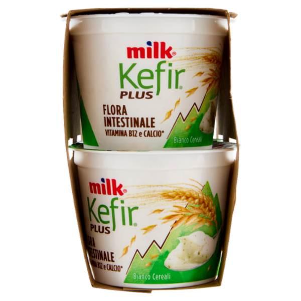 Milk Kefir Plus Flora Intestinale Bianco Cereali 4 x1 25 g
