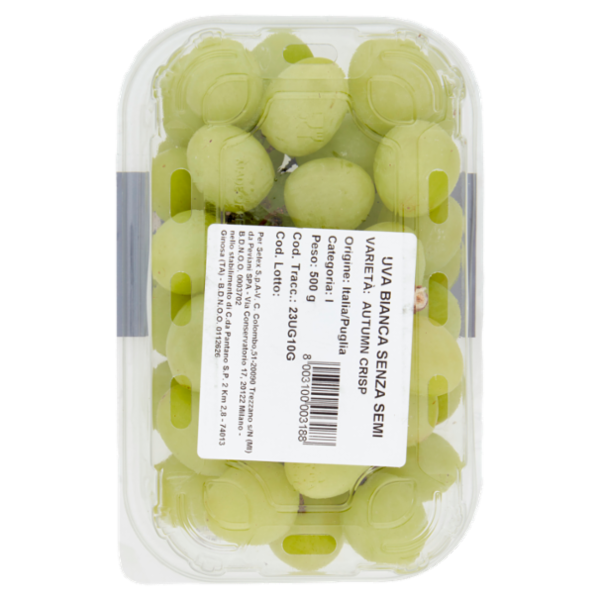 Selex Saper di Sapori Uva Senza Semi Bianca 500 g