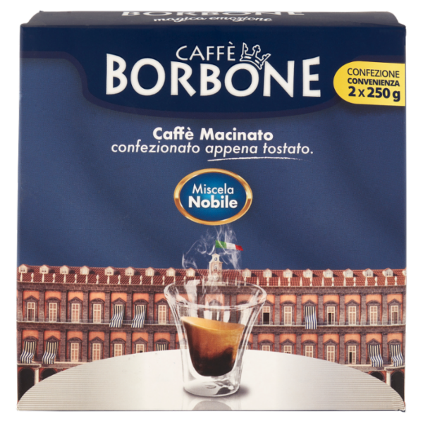 Caffè Borbone Miscela Nobile Caffè Macinato 2 x 250 g