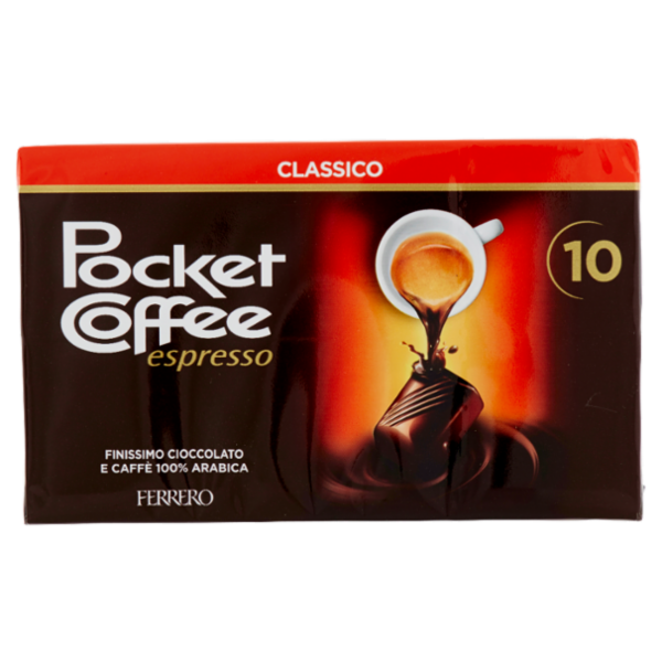 Pocket Coffee espresso Classico 10 pezzi 125 g