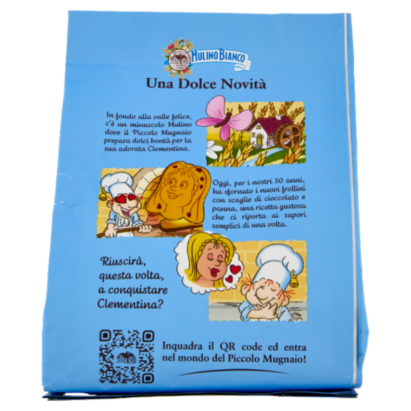 Mulino Bianco Frollini del Piccolo Mugnaio Biscotti con Cioccolato e Panna Limited Edition 300g