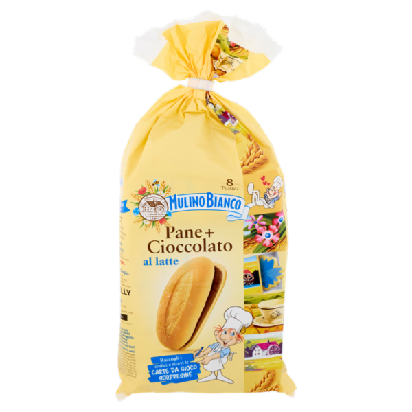 Mulino Bianco Pane+Cioccolato Merenda 8 pezzi 300g