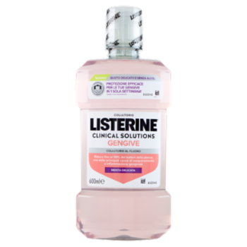 Listerine Clinical Solutions Gengive Menta Delicata 600 Ml