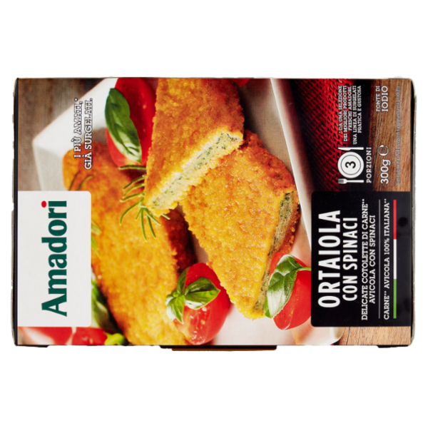 Amadori Ortaiola con Spinaci 300 g
