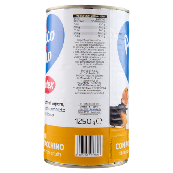 Selex Amico Mio Bocconi per Cane con Pollo e Tacchino 1,25 kg