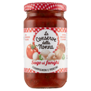 Le Conserve Della Nonna Sugo Ai Funghi Champignon e Porcini 190 g