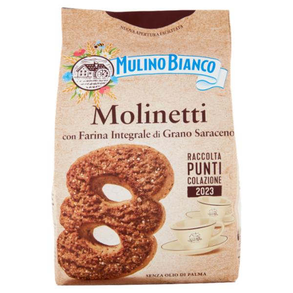 Mulino Bianco Molinetti con Farina Integrale di Grano Saraceno 350g