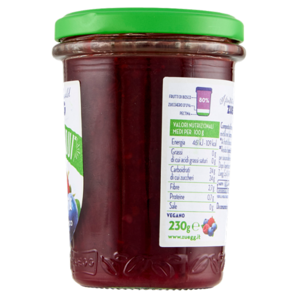 Zuegg I frutteti di Oswald Zuegg Zero Residui° 100% da Frutta* Frutti di Bosco 230 g