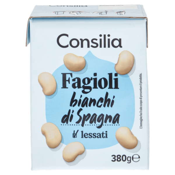 Consilia Fagioli Bianchi di Spagna Lessati 380 g