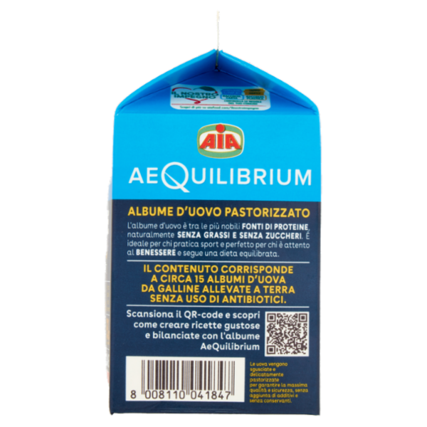 Aia aeQuilibrium Albume d'Uovo Pastorizzato 450 g