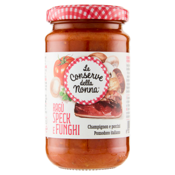 Le Conserve della Nonna Ragù Speck e Funghi 190 g