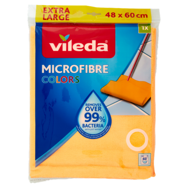 Vileda Panno Pavimenti Microfibre Colors Extra Large 48x60 cm 1 pz