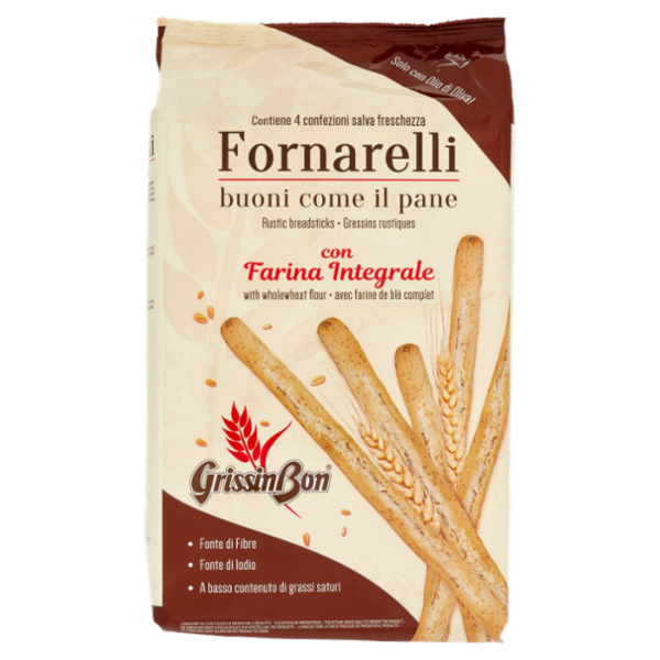 GrissinBon Fornarelli con Farina Integrale 4 x 75 g