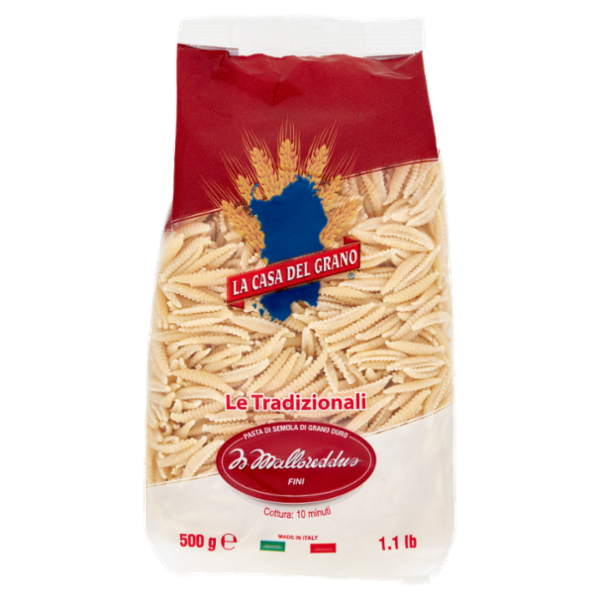 La Casa del Grano Le Tradizionali Is Malloreddus Fini 500 g