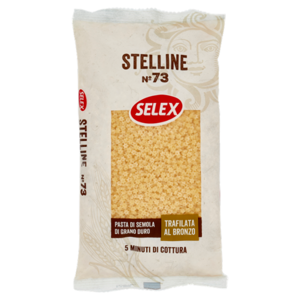 Selex Pasta di Semola Trafilata al Bronzo Stelline 500 g