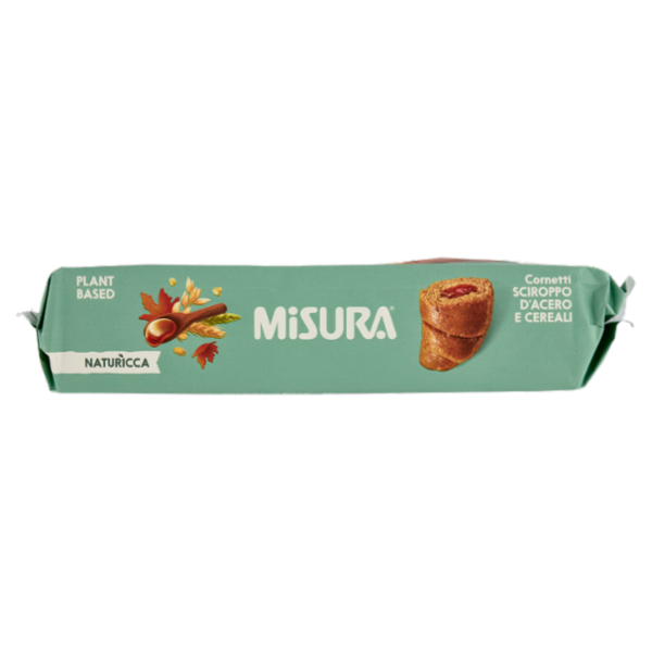 Misura Naturìcca Cornetti Sciroppo d'Acero e Cereali Plant Based 6 x 49,7 g