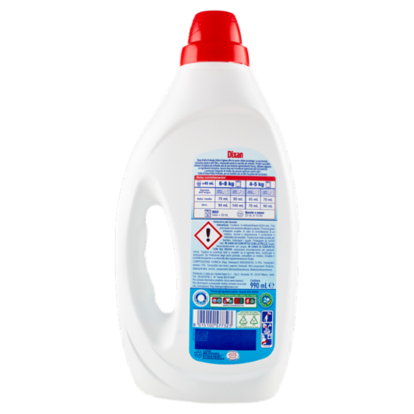 DIXAN Liquido Pulito & Igiene 22 Lavaggi 990 ml