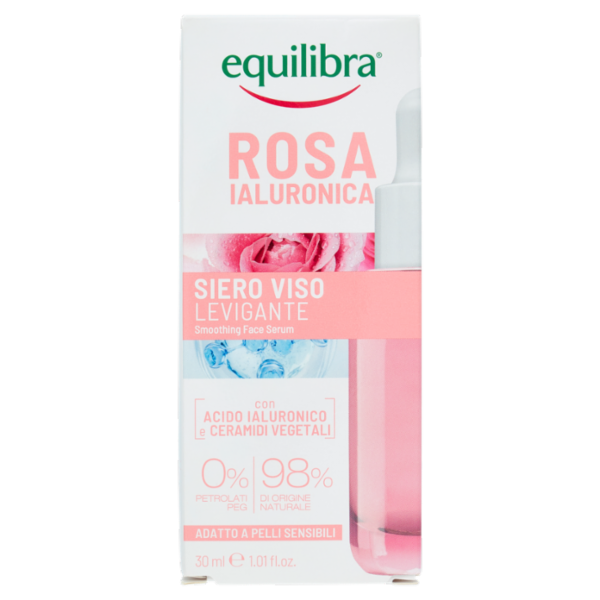 equilibra Rosa Ialuronica Siero Viso Levigante 30 ml